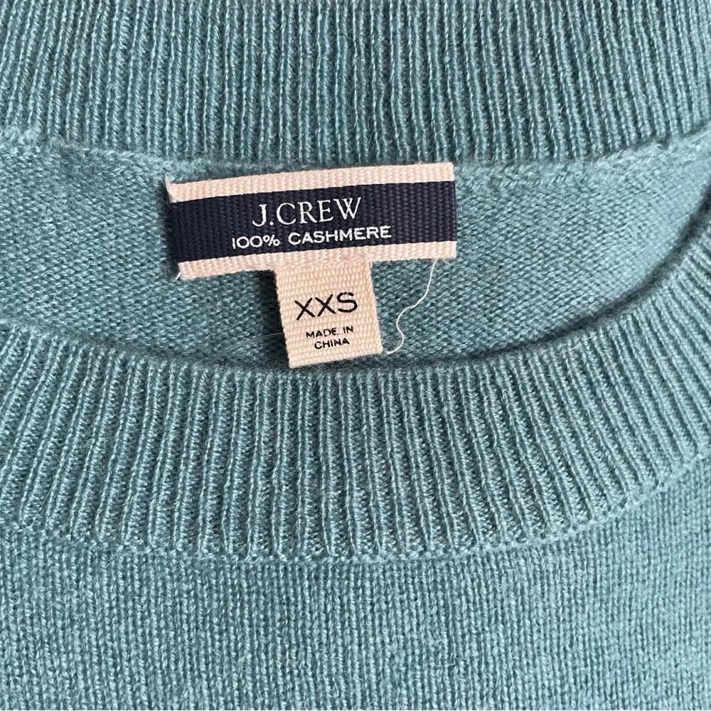 J. Crew Teal Cashmere Sweater